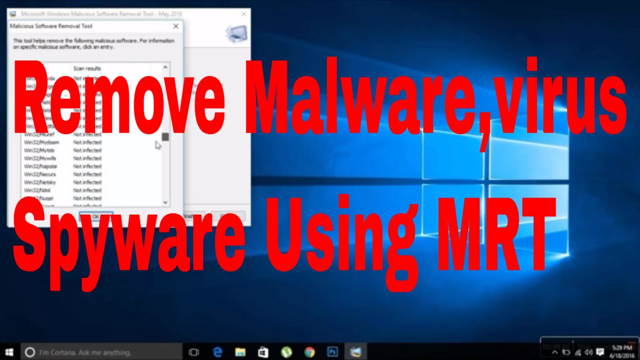 Microsoft spyware warning